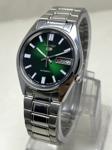 Seiko automatic 7009 green - seiko,