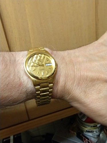 Seiko gold tone automatic - 5,