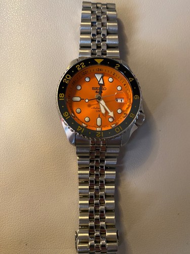 Seiko sports orange gmt - seiko,