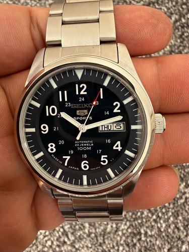 Seiko sports automatic black - 5,
