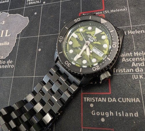 Seiko sports automatic camo - seiko, 5
