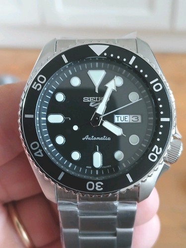 Seiko srpd55k1 black dial - seiko,