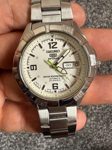 Seiko sports automatic white - sports,