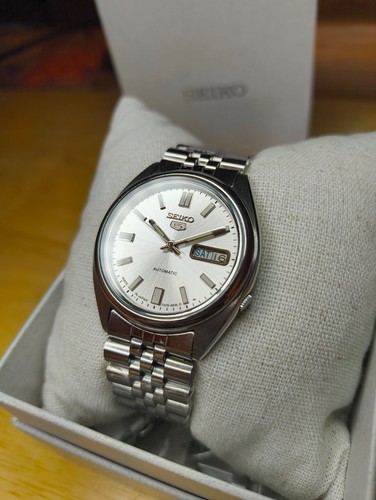 Seiko automatic silver white - seiko,