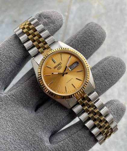 Two tone seiko fluted - tone,