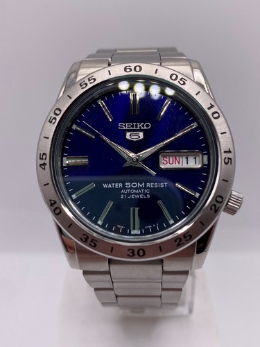 Seiko automatic blue dial - seiko, 5