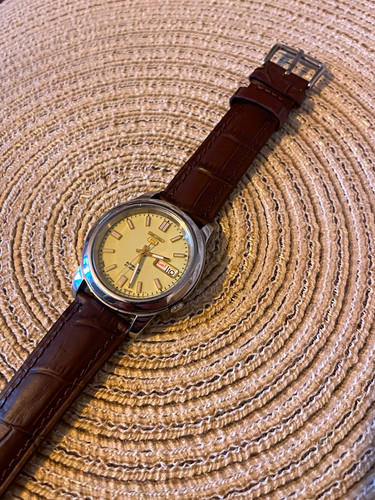 Seiko automatic 7s26 beige - 7s26,