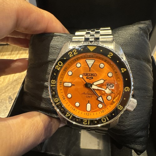 Seiko sports orange men s - 5, men's