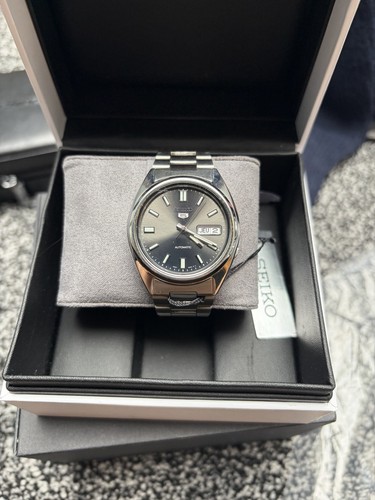 Seiko automatic grey dial - automatic,