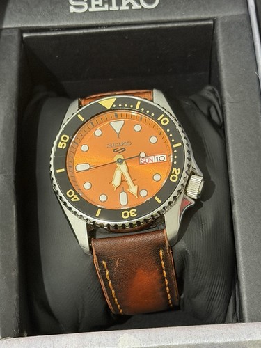 Seiko sports orange - 5,