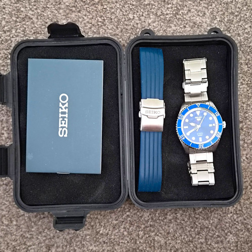 Seiko sports automatic - automatic, blue