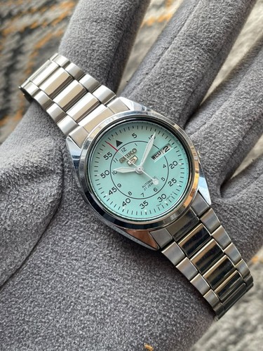 Seiko military sky blue dial - military,