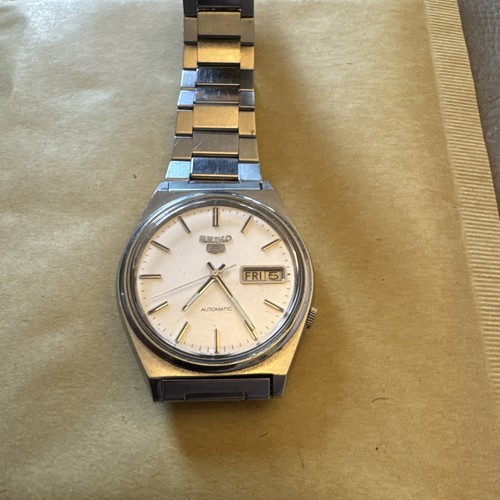Seiko silver day date - 5,