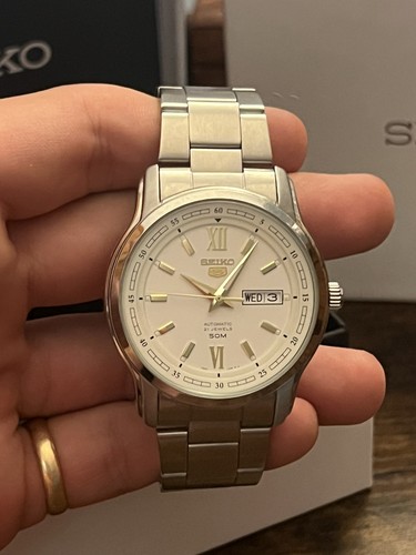Seiko automatic white dial - white,